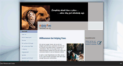 Desktop Screenshot of helpingpaws.info