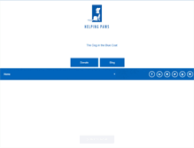 Tablet Screenshot of helpingpaws.org